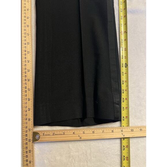 Giorgio Fellini Mens 46R 38x31 Black Tuxedo 2-Piece Set Tux Black Tie - Picture 15 of 16